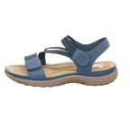 Rieker Damen Sandalette  in blau