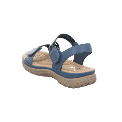 Rieker Damen Sandalette  in blau