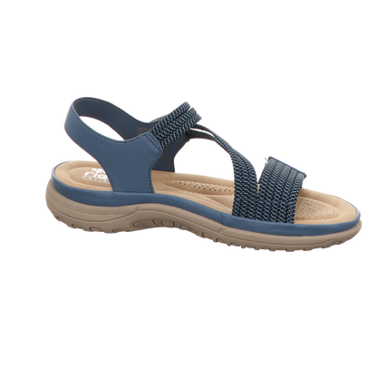 Rieker Damen Sandalette  in blau