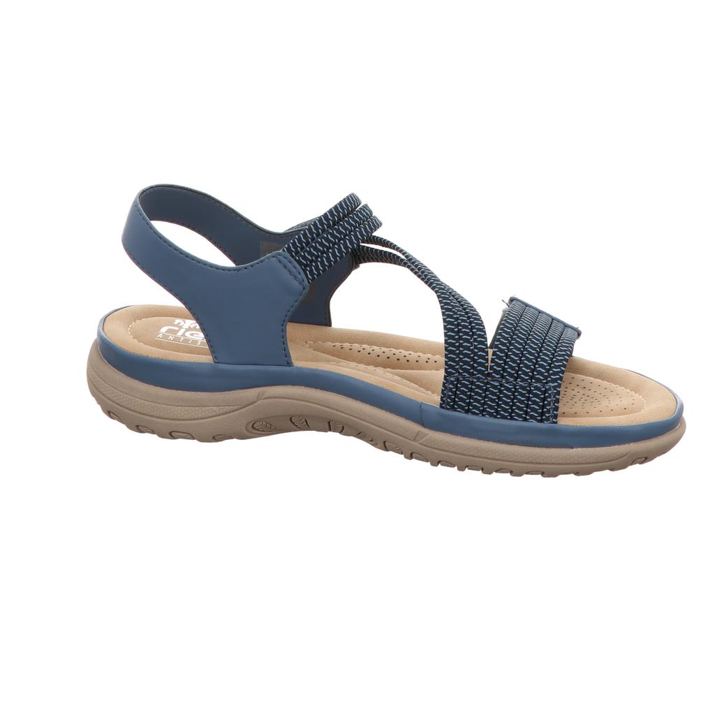 Rieker Damen Sandalette  in blau