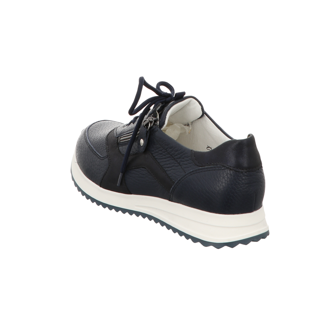 Waldläufer Damen Schnürschuh bequem H-Vicky in blau