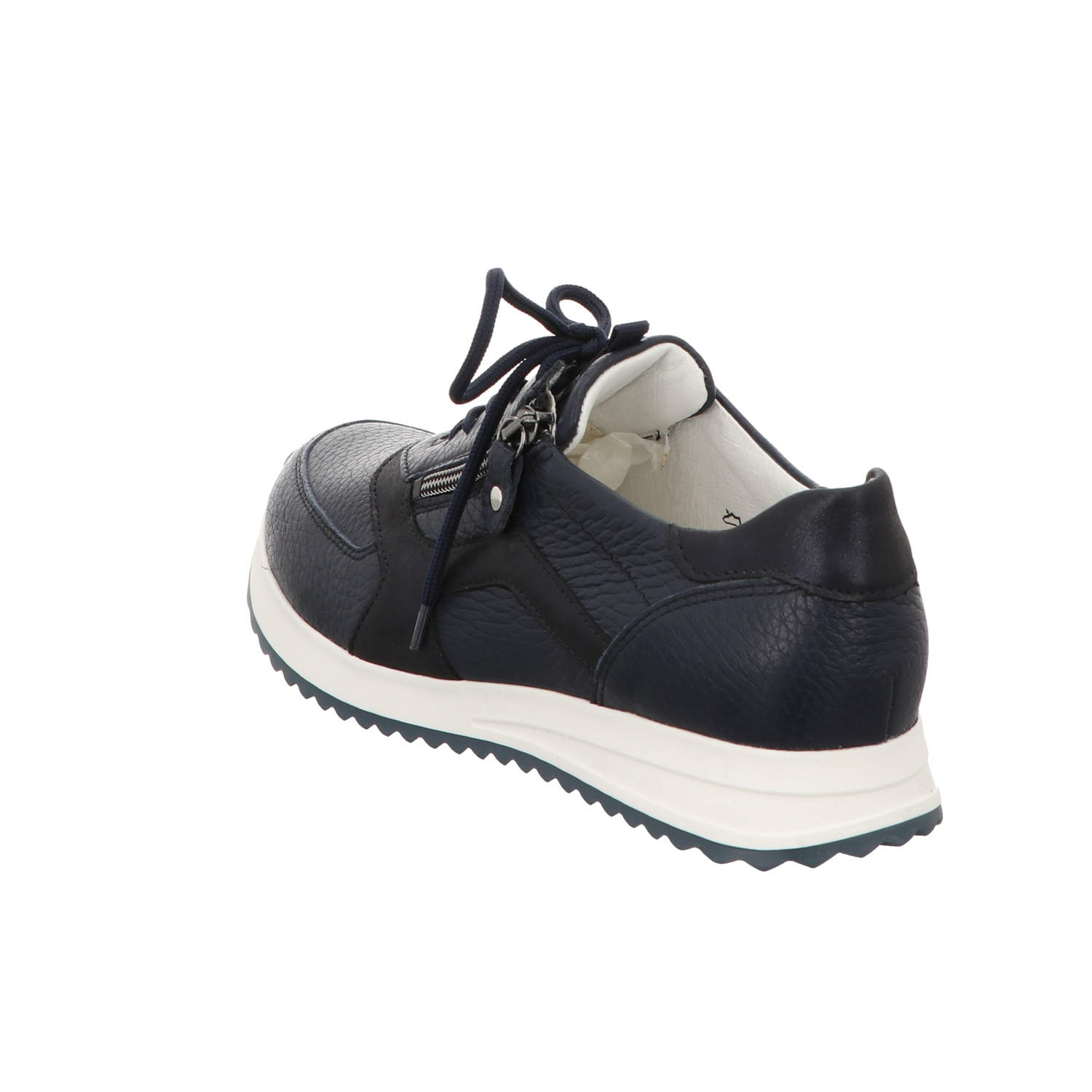 Waldläufer Damen Schnürschuh bequem H-Vicky in blau