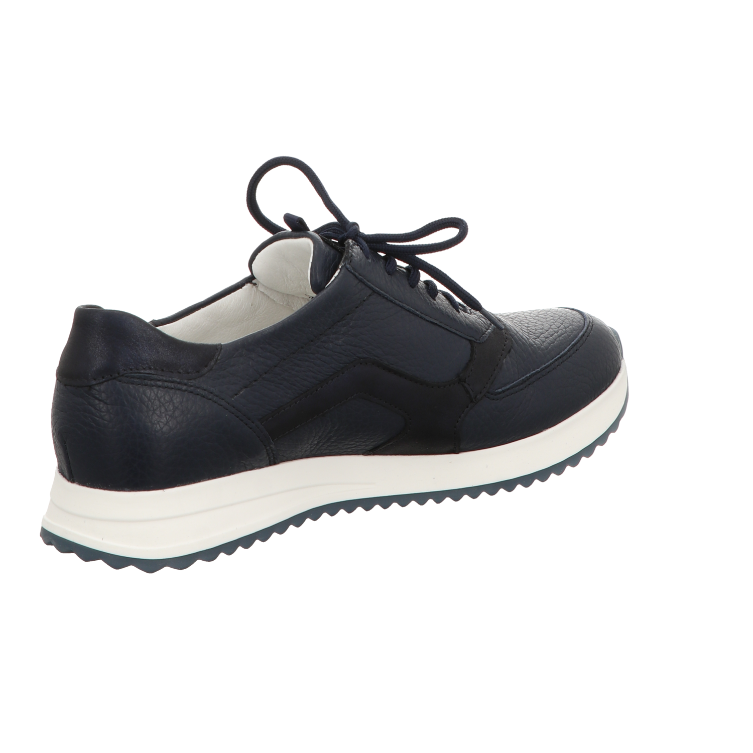 Waldläufer Damen Schnürschuh bequem H-Vicky in blau