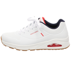 Skechers Herren Schnürschuh Uno Stand On Air in weiss