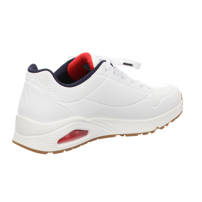 Skechers Herren Schnürschuh Uno Stand On Air in weiss