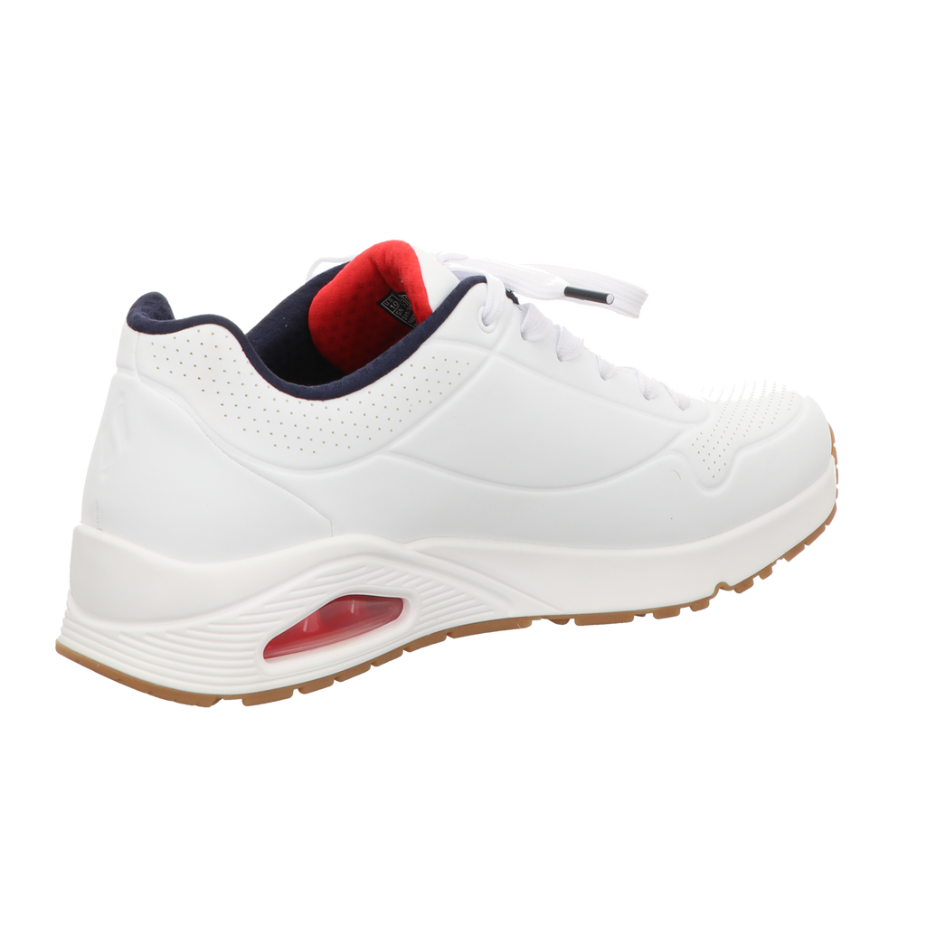 Skechers Herren Schnürschuh Uno Stand On Air in weiss