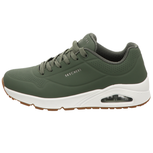 Skechers Herren Schnürschuh Uno Stand On Air in gruen