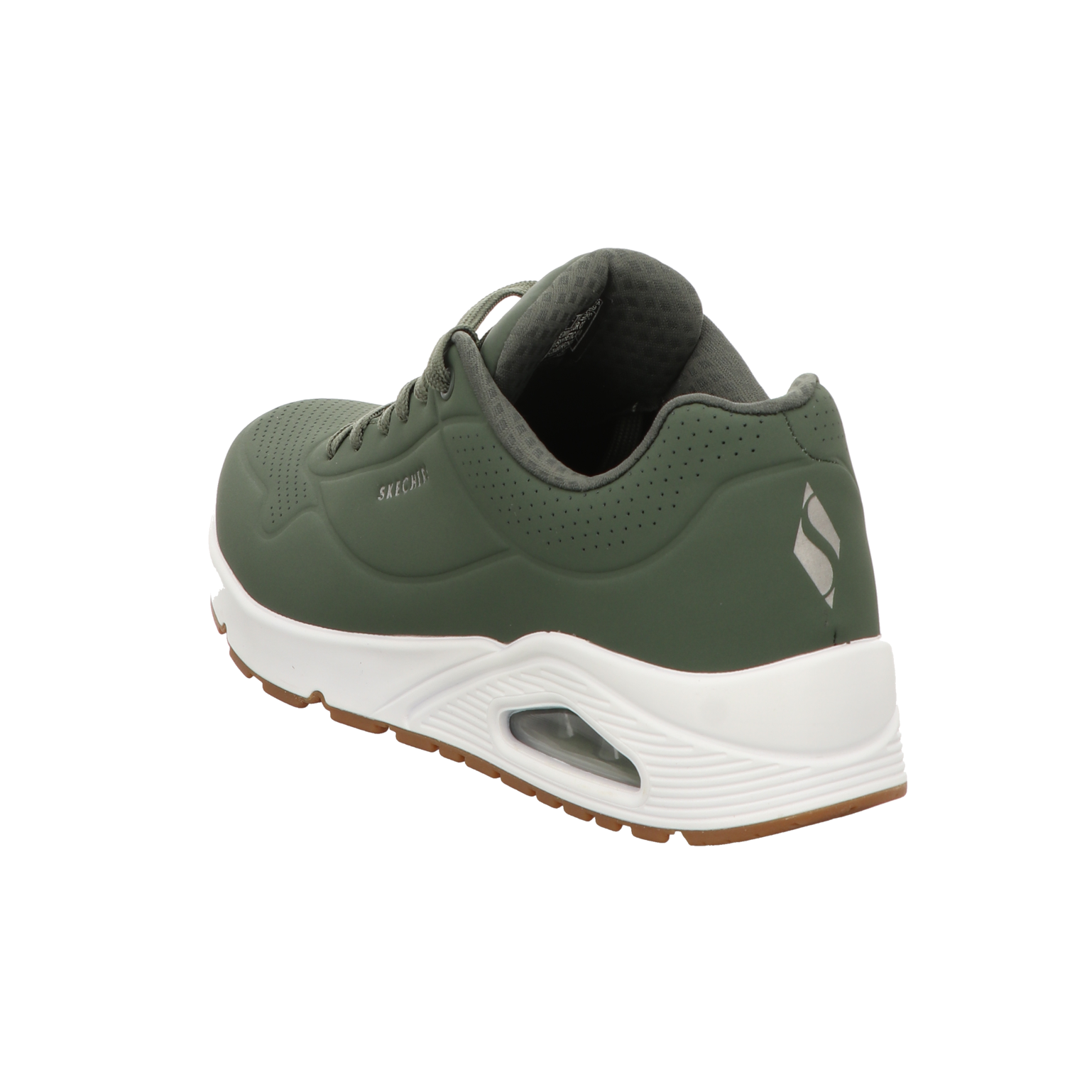 Skechers Herren Schnürschuh Uno Stand On Air in gruen