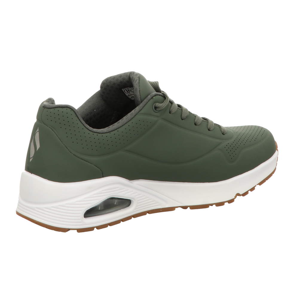 Skechers Herren Schnürschuh Uno Stand On Air in gruen