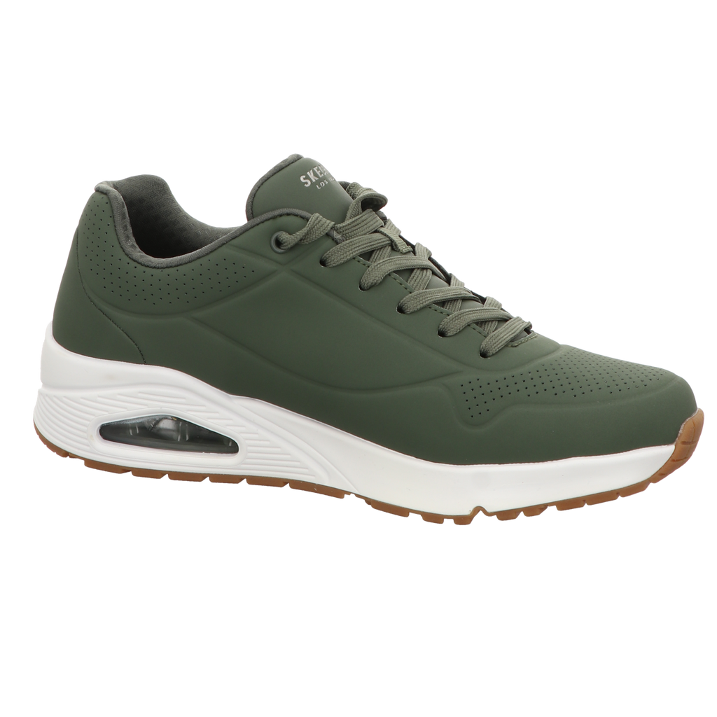 Skechers Herren Schnürschuh Uno Stand On Air in gruen