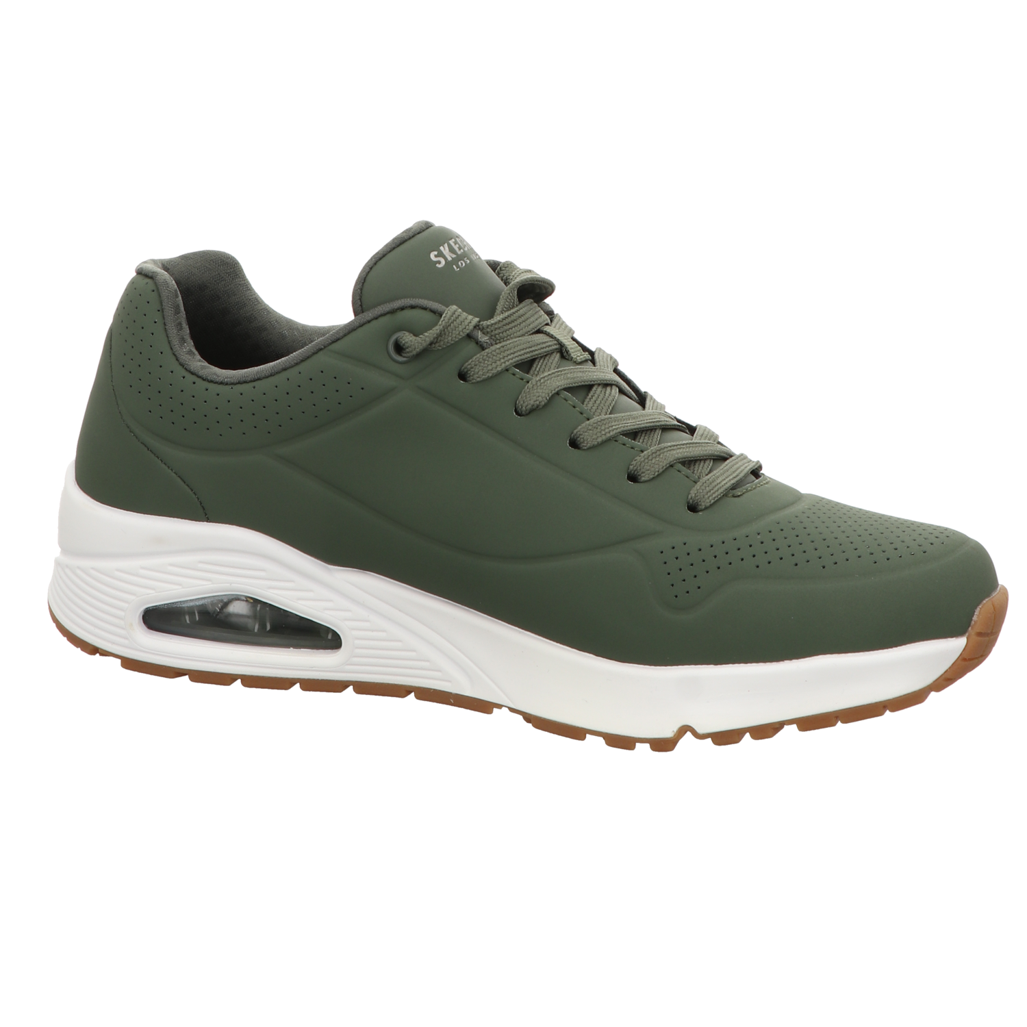 Skechers Herren Schnürschuh Uno Stand On Air in gruen