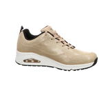 Skechers Damen Schnürschuh Uno Diamond Shatter in gold