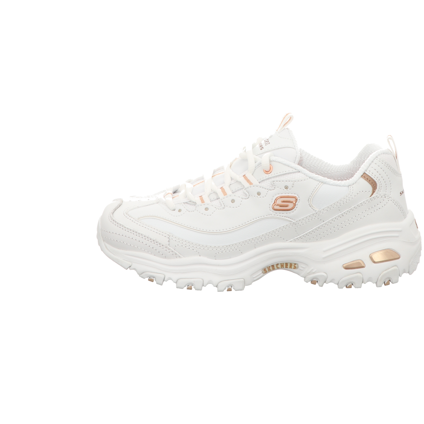 Skechers Damen Schnürschuh D'lites Fresh Start in weiss