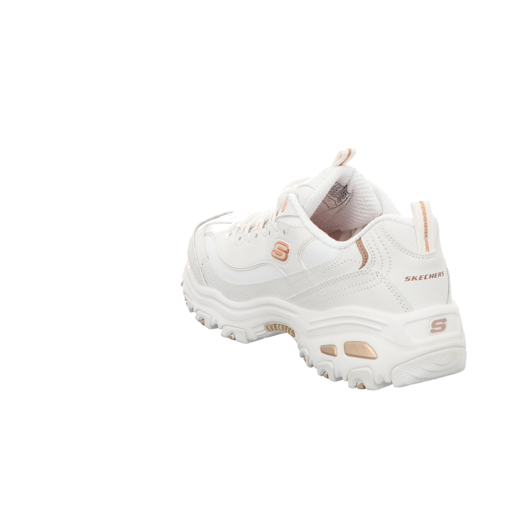 Skechers Damen Schnürschuh D'lites Fresh Start in weiss
