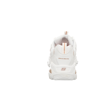 Skechers Damen Schnürschuh D'lites Fresh Start in weiss