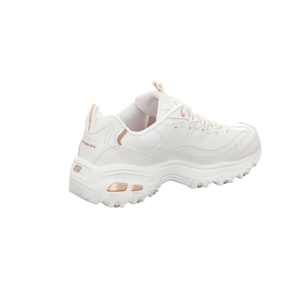 Skechers Damen Schnürschuh D'lites Fresh Start in weiss