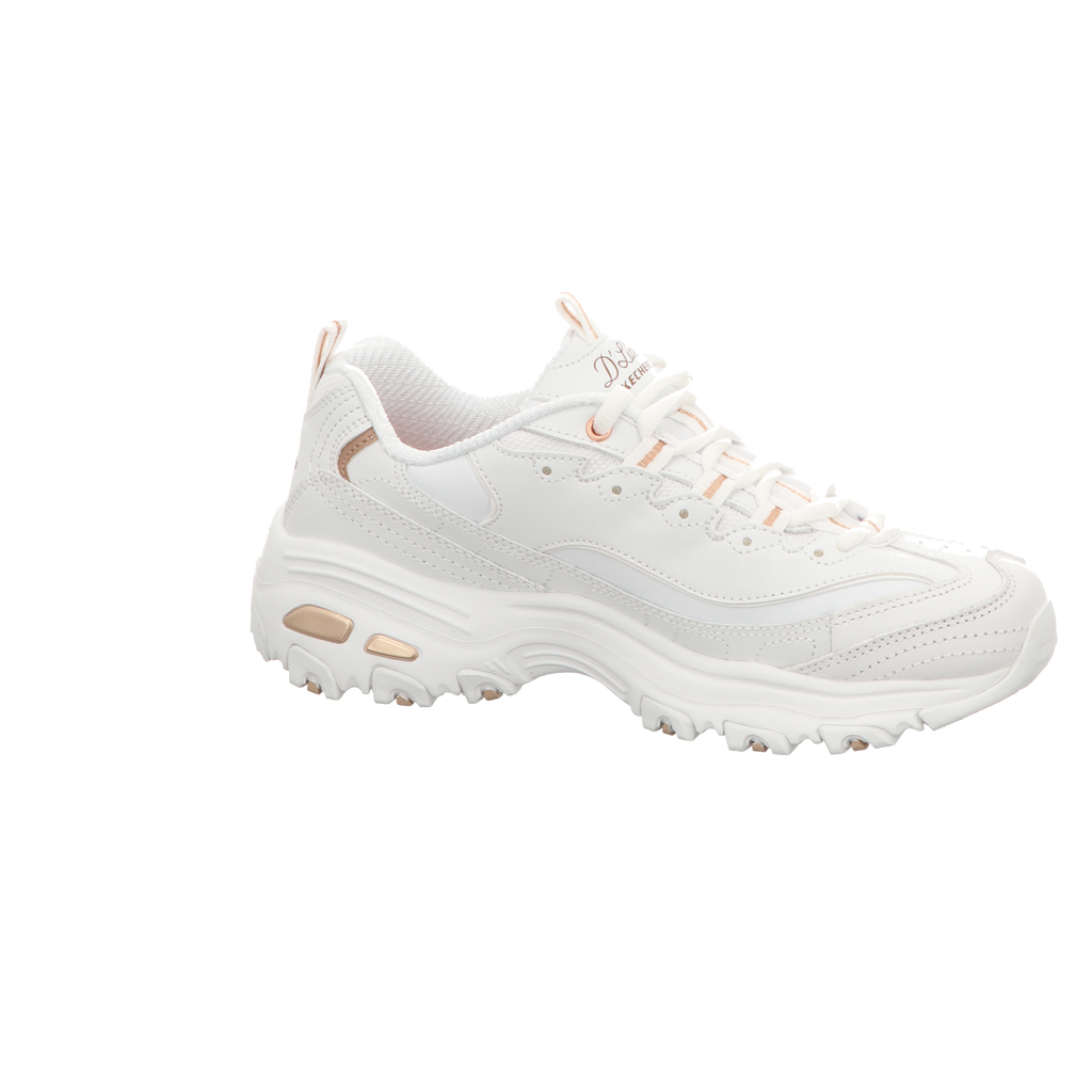 Skechers Damen Schnürschuh D'lites Fresh Start in weiss