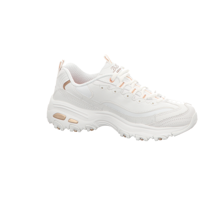 Skechers Damen Schnürschuh D'lites Fresh Start in weiss