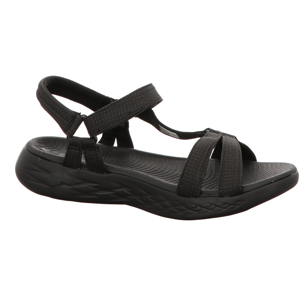 Skechers Damen Sandalette On-The-Go 600 Brilliancy in schwarz