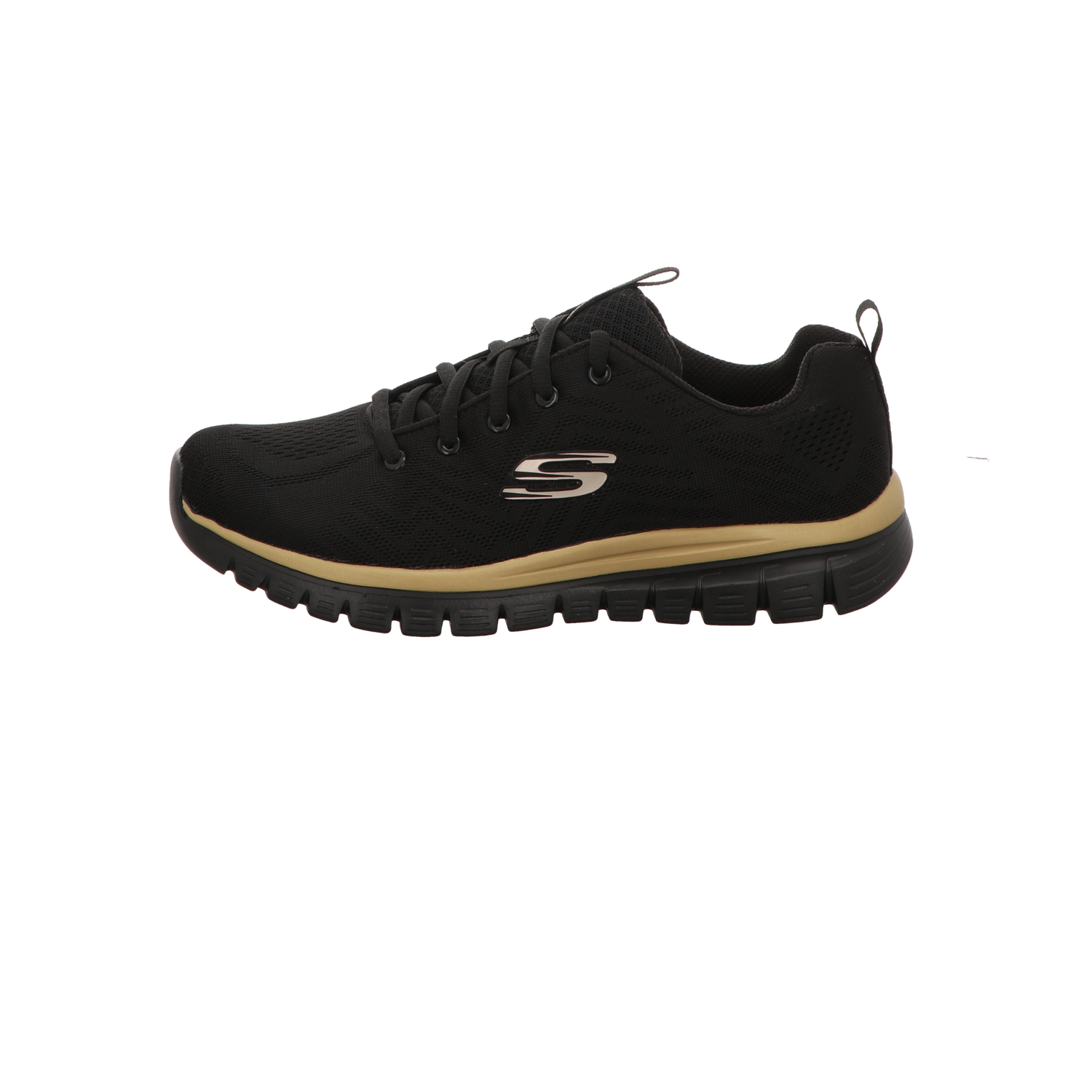 Skechers Damen Schnürschuh Graceful Get Connected in schwarz