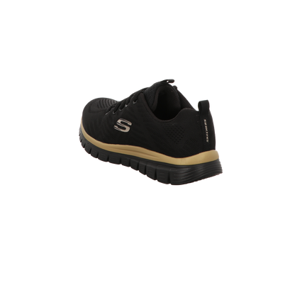 Skechers Damen Schnürschuh Graceful Get Connected in schwarz