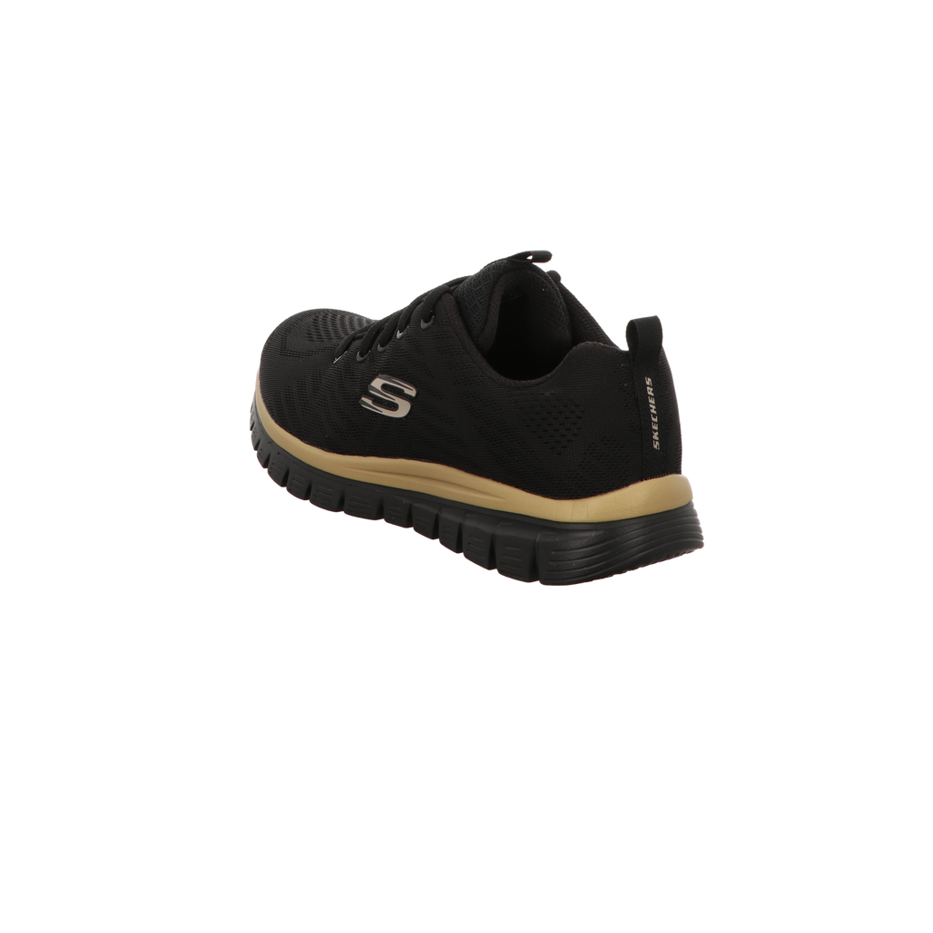Skechers Damen Schnürschuh Graceful Get Connected in schwarz