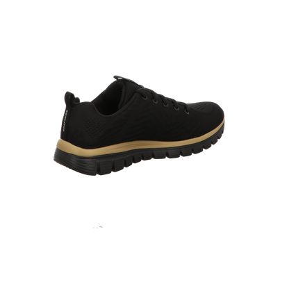 Skechers Damen Schnürschuh Graceful Get Connected in schwarz