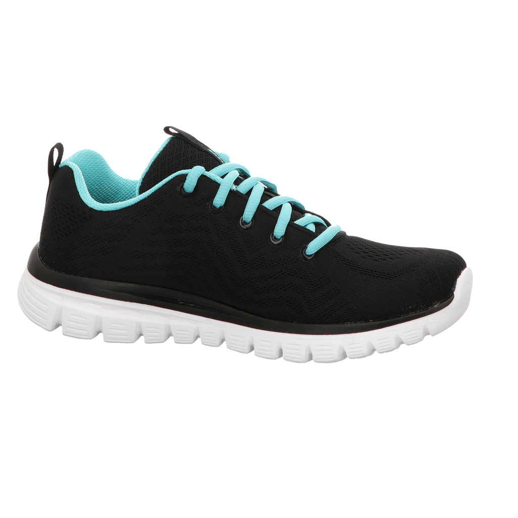 Skechers Damen Schnürschuh Graceful Get Connected in schwarz