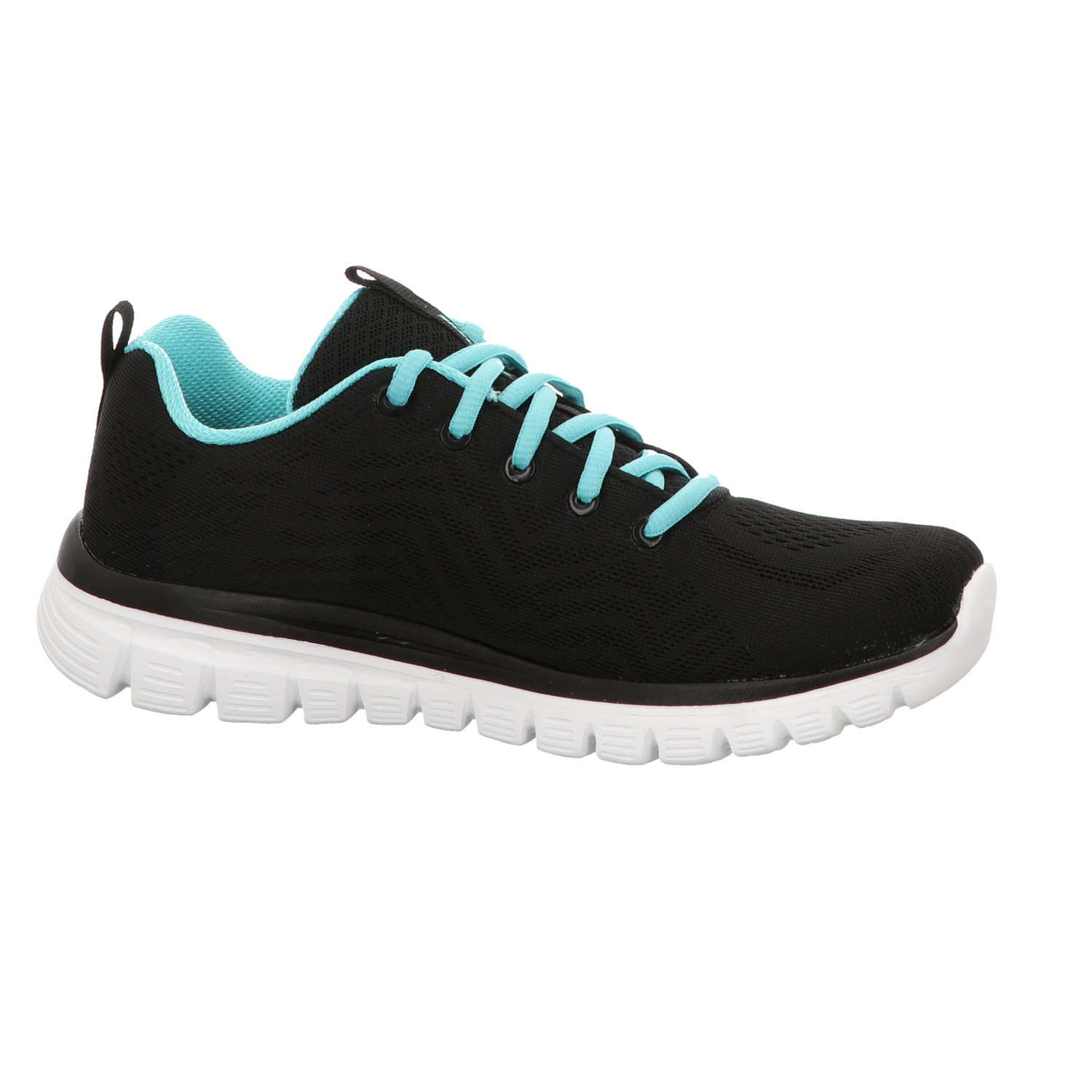 Skechers Damen Schnürschuh Graceful Get Connected in schwarz