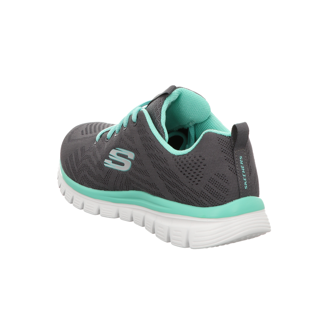 Skechers Damen Schnürschuh Graceful Get Connected in grau
