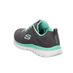 Skechers Damen Schnürschuh Graceful Get Connected in grau
