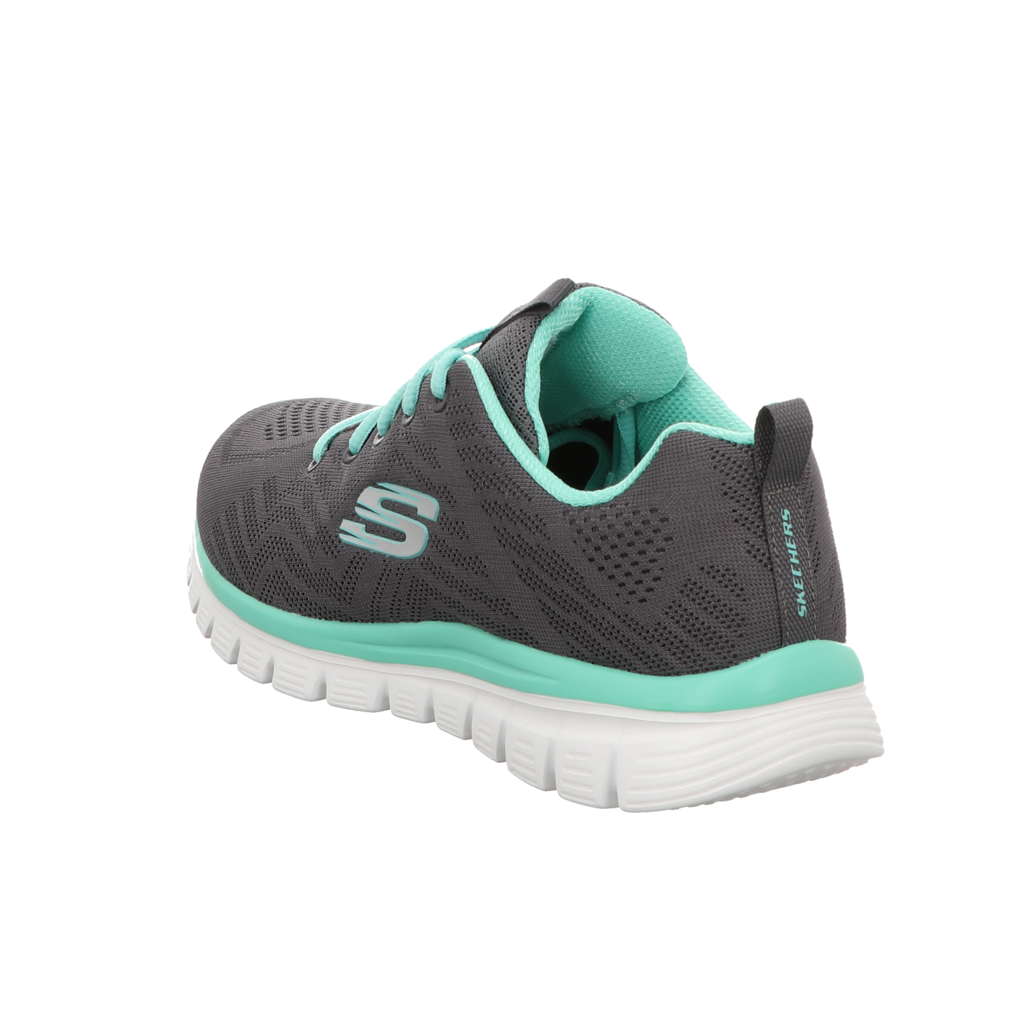 Skechers Damen Schnürschuh Graceful Get Connected in grau