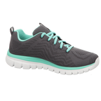 Skechers Damen Schnürschuh Graceful Get Connected in grau