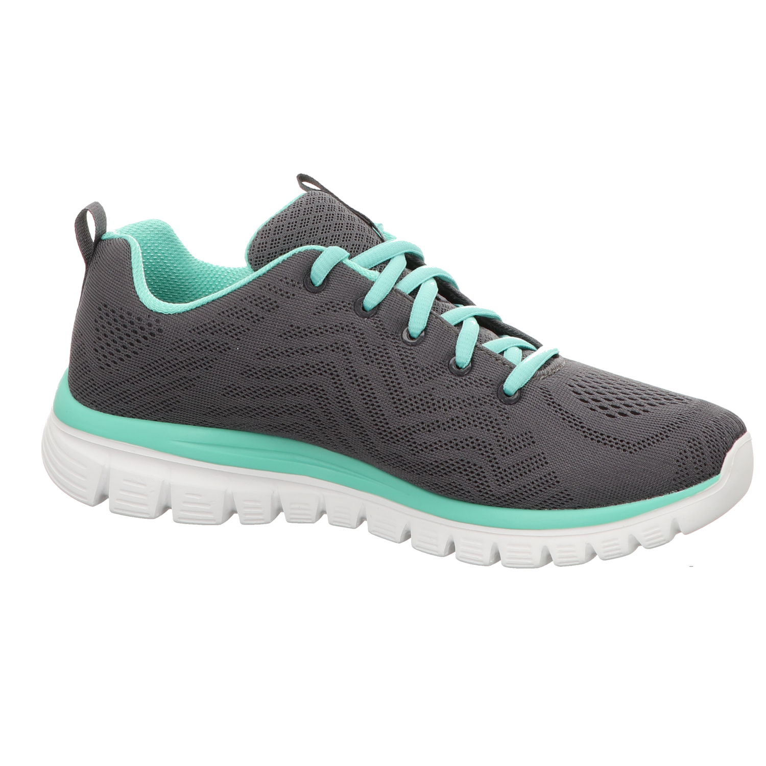 Skechers Damen Schnürschuh Graceful Get Connected in grau