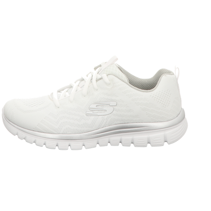 Skechers Damen Schnürschuh Graceful Get Connected in weiss