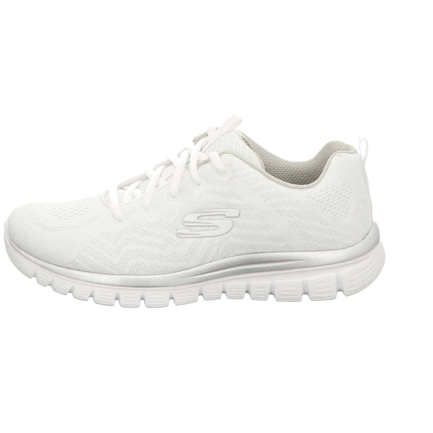 Skechers Damen Schnürschuh Graceful Get Connected in weiss