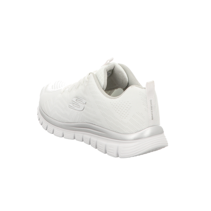 Skechers Damen Schnürschuh Graceful Get Connected in weiss