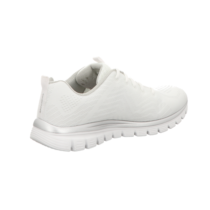Skechers Damen Schnürschuh Graceful Get Connected in weiss