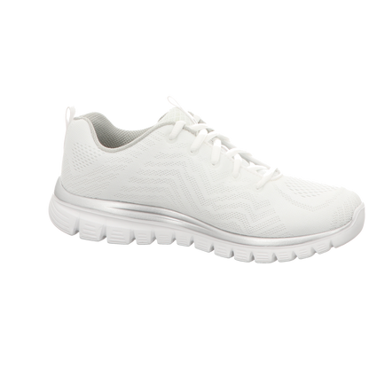Skechers Damen Schnürschuh Graceful Get Connected in weiss