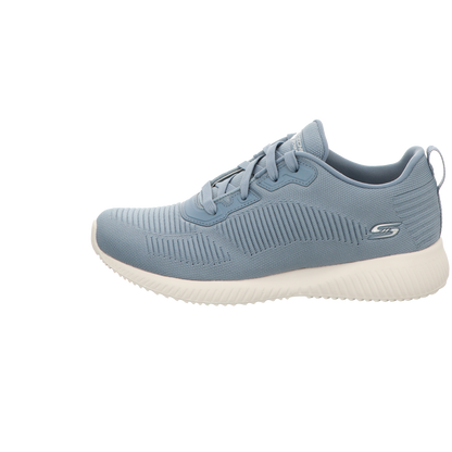 Skechers Damen Schnürschuh Bobs Squad Tough Talk in blau