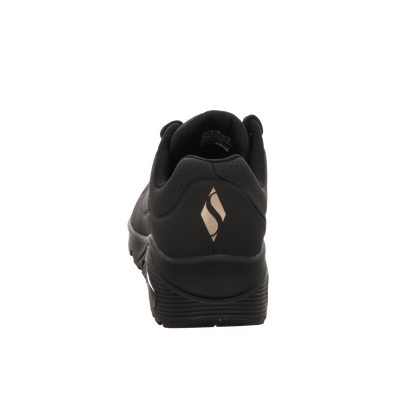 Skechers Damen Schnürschuh Uno Stand On Air in schwarz