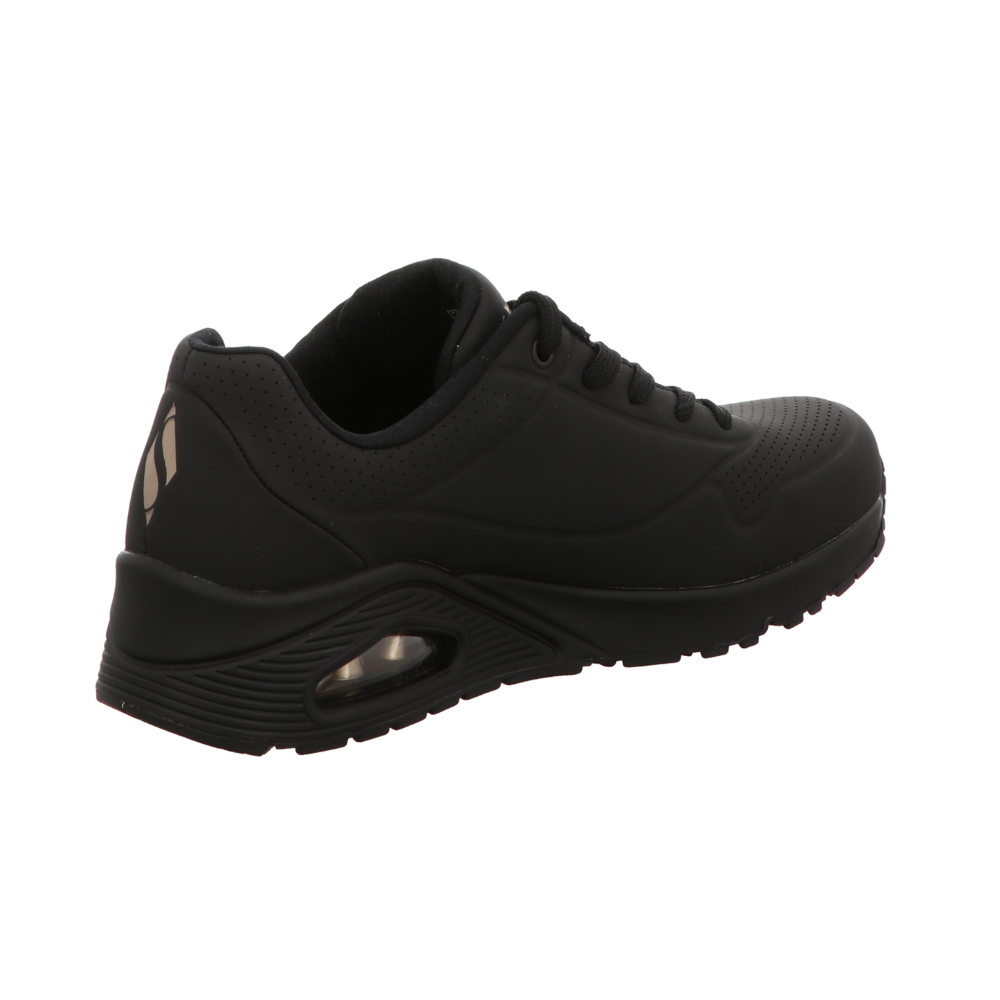 Skechers Damen Schnürschuh Uno Stand On Air in schwarz