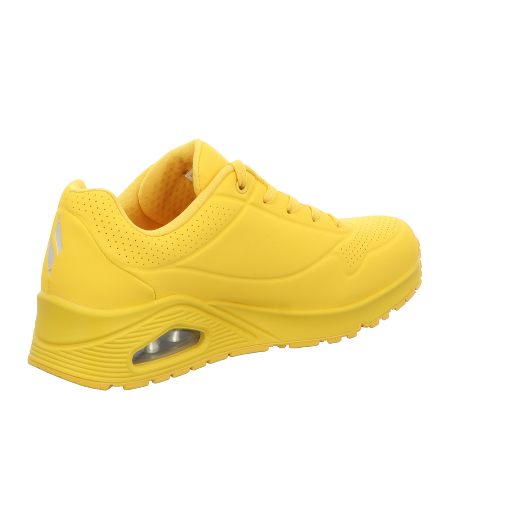 Skechers Damen Schnürschuh Uno Stand On Air in gelb