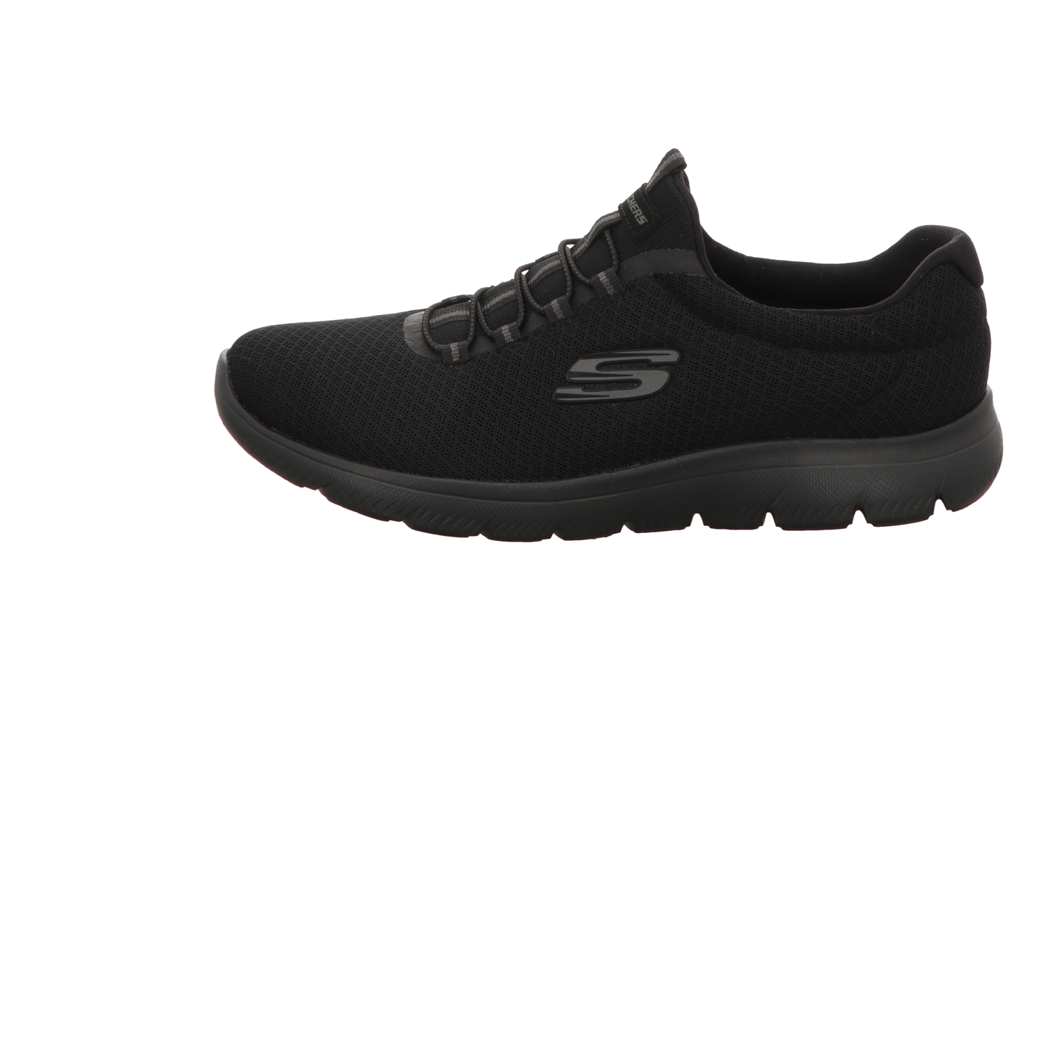 Skechers Damen Slipper Summits in schwarz