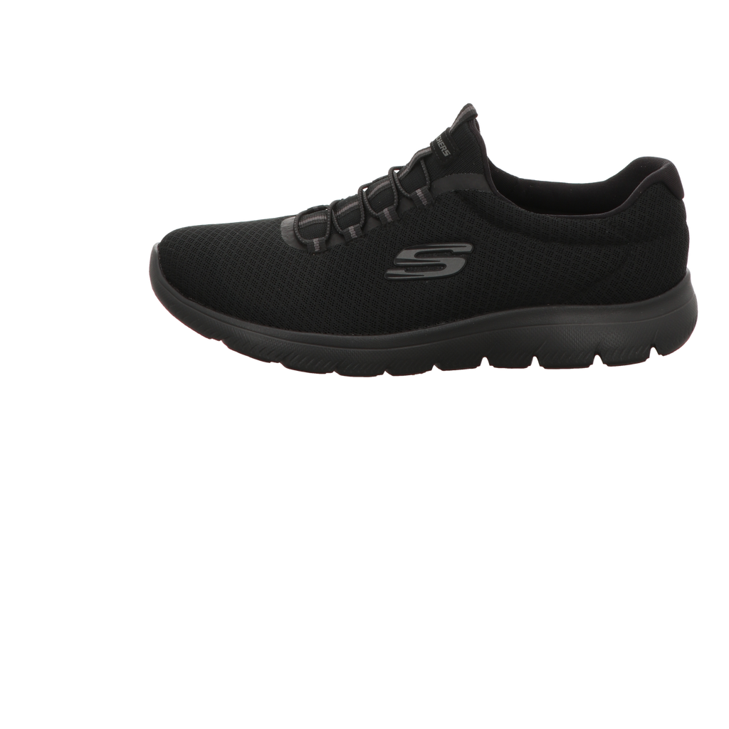 Skechers Damen Slipper Summits in schwarz