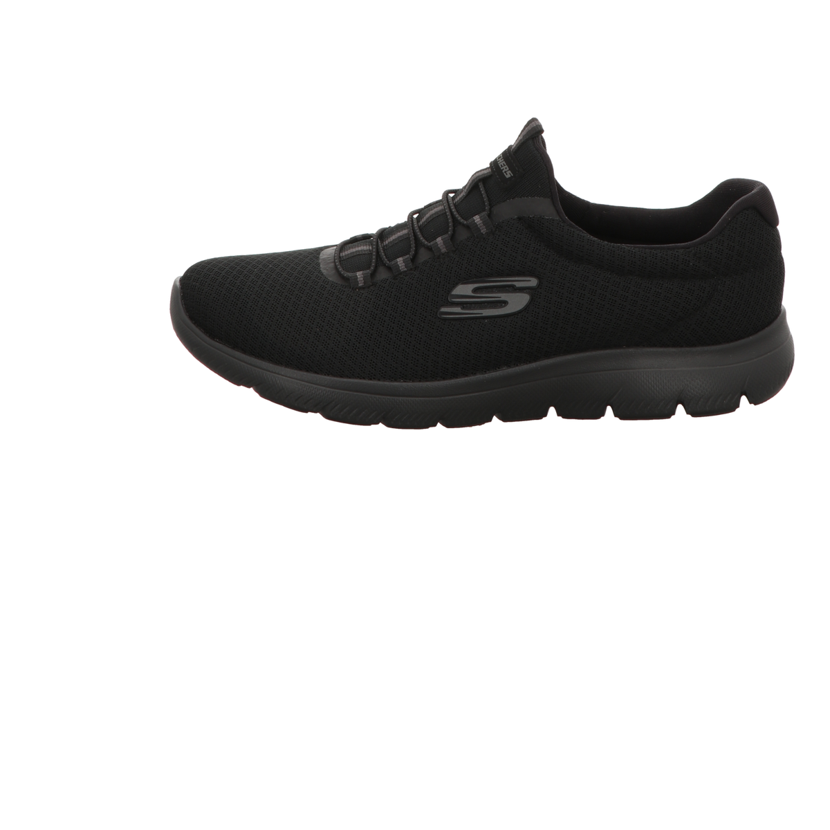 Skechers Damen Slipper Summits in schwarz