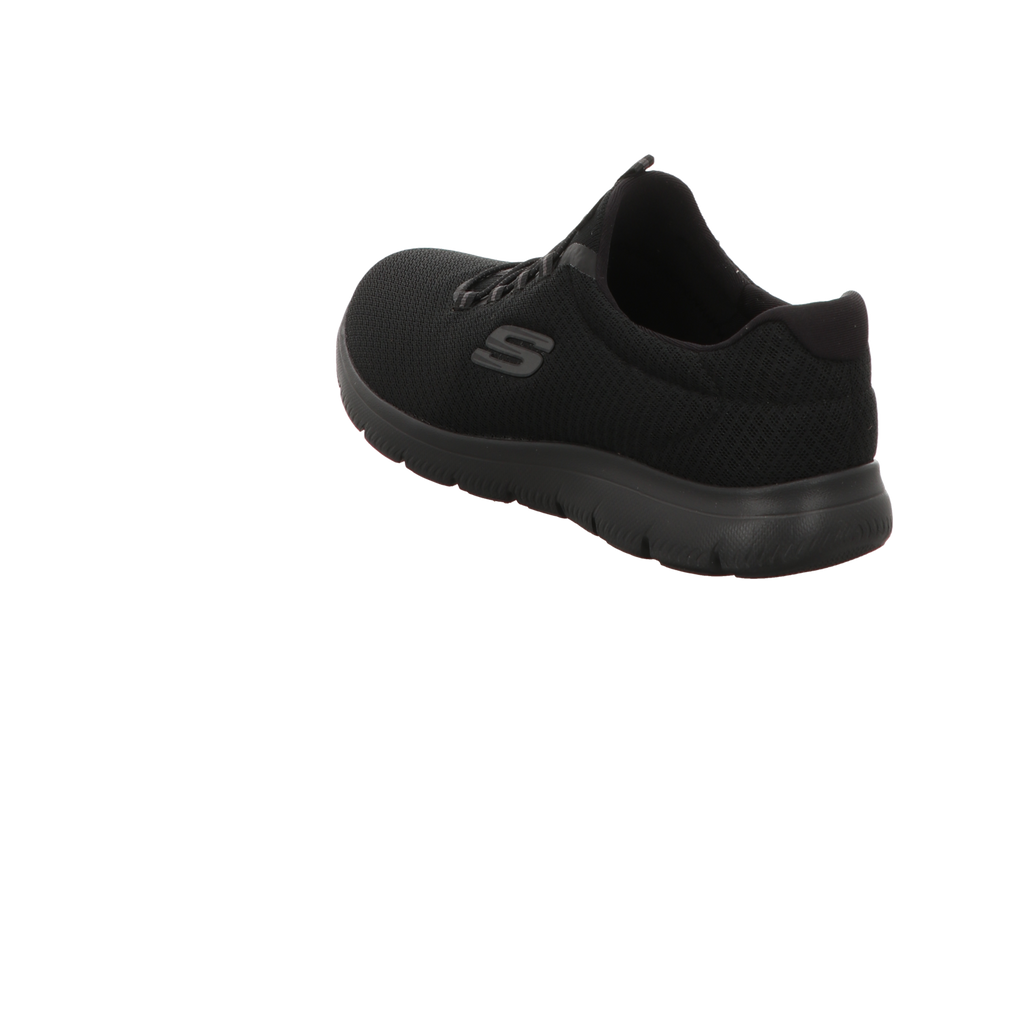 Skechers Damen Slipper Summits in schwarz
