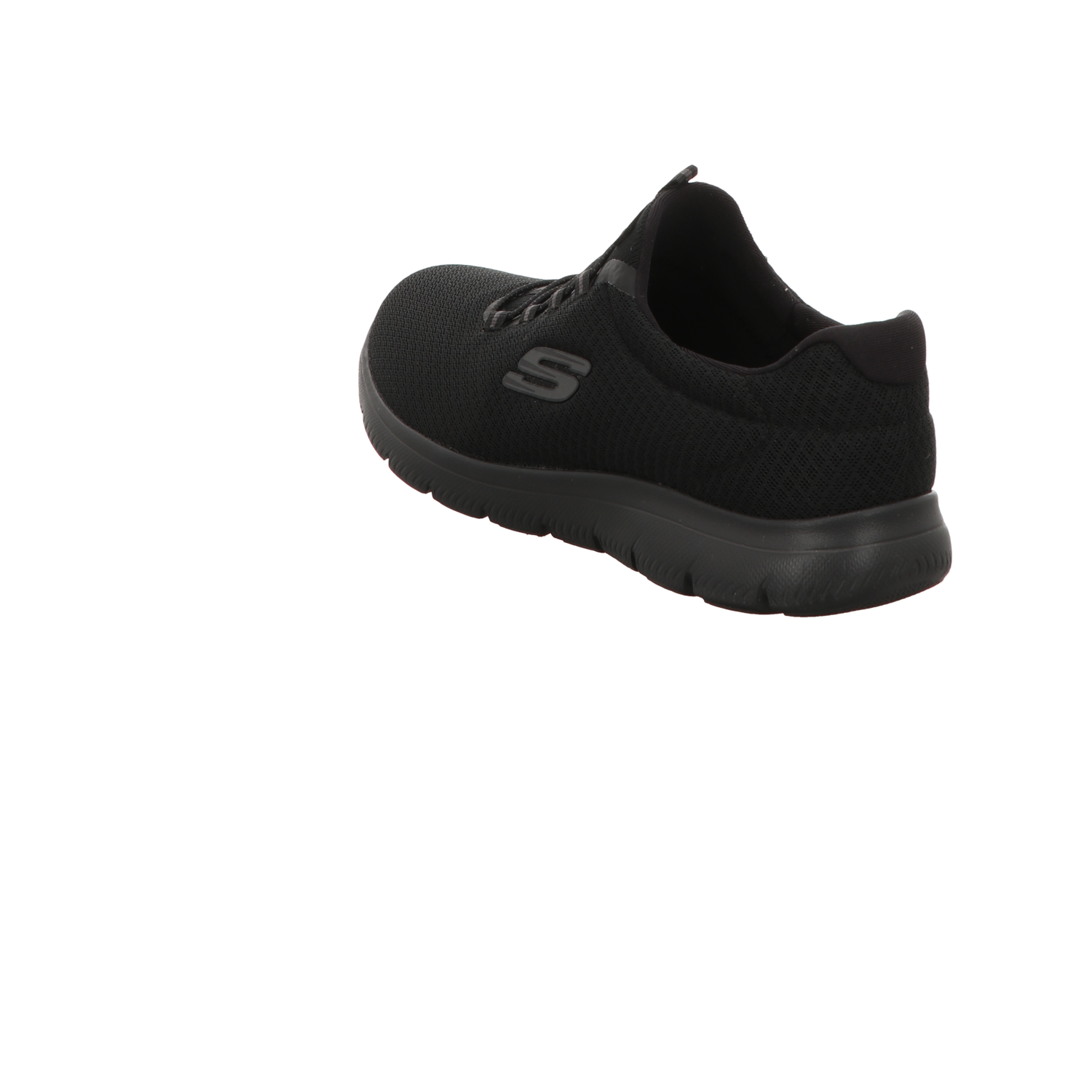 Skechers Damen Slipper Summits in schwarz