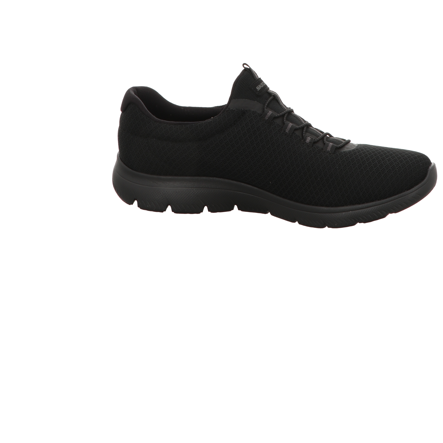Skechers Damen Slipper Summits in schwarz