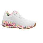Skechers Damen Schnürschuh Uno Goldcrown in weiss